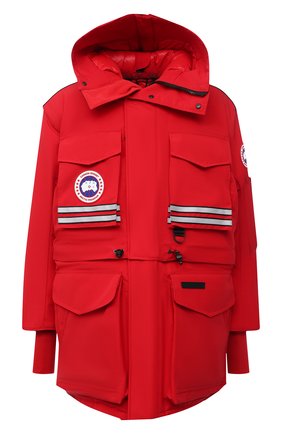 Мужская пуховая парка snow mantra CANADA GOOSE красного цвета по цене 188000 руб., арт. 8800MC | Фото 1 Мужская пуховая парка snow mantra CANADA GOOSE красного цвета, арт. 8800MC | Фото 1 (Рукава: Короткие; Материал подклада: Синтетический материал; Материал внешний: Синтетический материал; Мужское Кросс-КТ: пуховик-короткий; Кросс-КТ: Куртка; Стили: Спорт-шик, Гранж; Длина (верхняя одежда): До середины бедра; Материал утеплителя: Пух и перо)