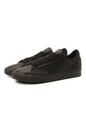 Мужские кожаные кеды HERON PRESTON черного цвета по цене 25900 руб., арт. HMIA017R21LEA0011001 | Фото 1 Мужские кожаные кеды HERON PRESTON черного цвета, арт. HMIA017R21LEA0011001 | Фото 1