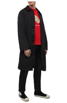 Мужские текстильные кеды PALM ANGELS черного цвета по цене 26400 руб., арт. PMIA048R21LEA0021001 | Фото 2 Мужские текстильные кеды PALM ANGELS черного цвета, арт. PMIA048R21LEA0021001 | Фото 2