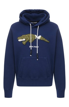 Мужской хлопковое худи PALM ANGELS синего цвета по цене 72000 руб., арт. PMBB058R21FLE0024655 | Фото 1 Мужской хлопковое худи PALM ANGELS синего цвета, арт. PMBB058R21FLE0024655 | Фото 1 (Длина (для топов): Стандартные; Материал внешний: Хлопок; Рукава: Длинные; Принт: С принтом; Стили: Гранж; Мужское Кросс-КТ: Худи-одежда)