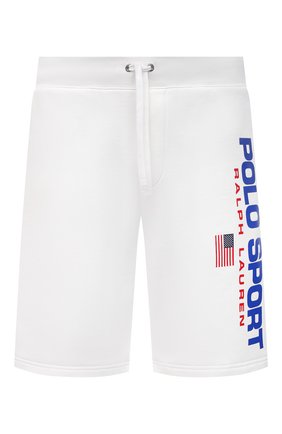 Мужские хлопковые шорты POLO RALPH LAUREN белого цвета по цене 9950 руб., арт. 710835767 | Фото 1 Мужские хлопковые шорты POLO RALPH LAUREN белого цвета, арт. 710835767 | Фото 1
