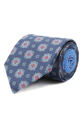 Мужской хлопковый галстук ETON синего цвета, арт. A000 32997 | Фото 1 (Материал: Текстиль, Хлопок; Принт: С принтом)
