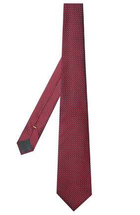 Мужской шелковый галстук CANALI красного цвета по цене 13900 руб., арт. 24/HJ03074 | Фото 2 Мужской шелковый галстук CANALI красного цвета, арт. 24/HJ03074 | Фото 2