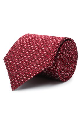 Мужской шелковый галстук CANALI красного цвета по цене 12700 руб., арт. 70/HJ03077 | Фото 1 Мужской шелковый галстук CANALI красного цвета, арт. 70/HJ03077 | Фото 1