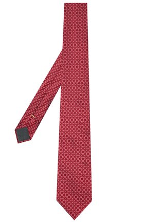 Мужской шелковый галстук CANALI красного цвета по цене 12700 руб., арт. 70/HJ03077 | Фото 2 Мужской шелковый галстук CANALI красного цвета, арт. 70/HJ03077 | Фото 2