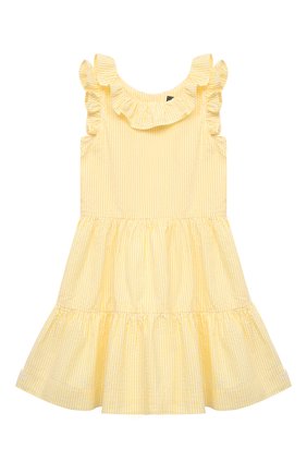 Детское хлопковое платье POLO RALPH LAUREN желтого цвета по цене 9795 руб., арт. 311832947 | Фото 1 Детское хлопковое платье POLO RALPH LAUREN желтого цвета, арт. 311832947 | Фото 1 (Материал внешний: Хлопок; Рукава: Короткие; Материал подклада: Хлопок; Девочки Кросс-КТ: Платье-одежда; Случай: Повседневный; Ростовка одежда: 18 мес | 86 см, 3 года | 98 см, 4 года | 104 см)