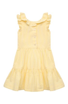 Детское хлопковое платье POLO RALPH LAUREN желтого цвета по цене 9795 руб., арт. 311832947 | Фото 2 Детское хлопковое платье POLO RALPH LAUREN желтого цвета, арт. 311832947 | Фото 2 (Материал внешний: Хлопок; Рукава: Короткие; Материал подклада: Хлопок; Девочки Кросс-КТ: Платье-одежда; Случай: Повседневный; Ростовка одежда: 18 мес | 86 см, 3 года | 98 см, 4 года | 104 см)