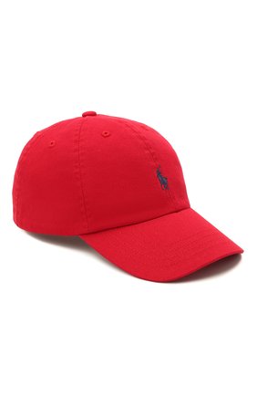 Детская хлопковая бейсболка POLO RALPH LAUREN красного цвета по цене 2730 руб., арт. 321552489 | Фото 1 Детская хлопковая бейсболка POLO RALPH LAUREN красного цвета, арт. 321552489 | Фото 1