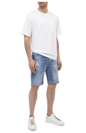 Мужские джинсовые шорты PREMIUM MOOD DENIM SUPERIOR синего цвета по цене 18800 руб., арт. S21 03527S521/BARRET/S | Фото 2 Мужские джинсовые шорты PREMIUM MOOD DENIM SUPERIOR синего цвета, арт. S21 03527S521/BARRET/S | Фото 2