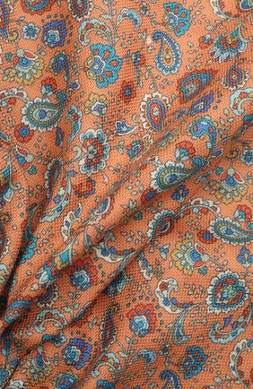 Мужской хлопковый платок ETON оранжевого цвета, арт. A000 33034 | Фото 2 (Материал: Хлопок, Текстиль)