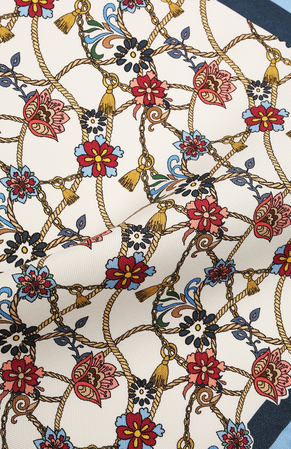 Мужской шелковый платок ETON разноцветного цвета, арт. A000 33021 | Фото 2 (Материал: Текстиль, Шелк)