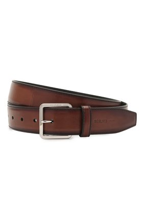 Мужской кожаный ремень BERLUTI коричневого цвета по цене 54150 руб., арт. C0073-002 | Фото 1 Мужской кожаный ремень BERLUTI коричневого цвета, арт. C0073-002 | Фото 1