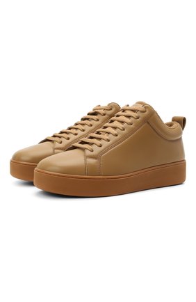 Мужские кожаные кеды BOTTEGA VENETA коричневого цвета по цене 62400 руб., арт. 651427/V00T0 | Фото 1 Мужские кожаные кеды BOTTEGA VENETA коричневого цвета, арт. 651427/V00T0 | Фото 1