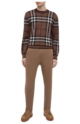 Мужские кожаные кеды BOTTEGA VENETA коричневого цвета по цене 62400 руб., арт. 651427/V00T0 | Фото 2 Мужские кожаные кеды BOTTEGA VENETA коричневого цвета, арт. 651427/V00T0 | Фото 2