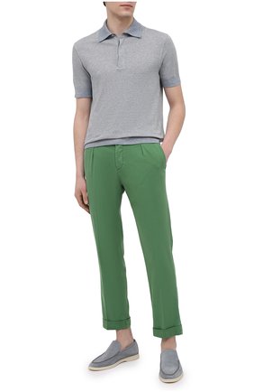 Мужские брюки KITON зеленого цвета по цене 88950 руб., арт. UFP1LACJ07T43 | Фото 2 Мужские брюки KITON зеленого цвета, арт. UFP1LACJ07T43 | Фото 2 (Материал внешний: Лиоцелл, Хлопок; Длина (брюки, джинсы): Стандартные; Случай: Повседневный; Стили: Кэжуэл)