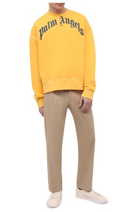 Мужские кожаные кеды HERON PRESTON бежевого цвета по цене 25900 руб., арт. HMIA017R21LEA0010110 | Фото 2 Мужские кожаные кеды HERON PRESTON бежевого цвета, арт. HMIA017R21LEA0010110 | Фото 2