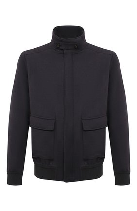 Мужской кашемировый бомбер LORO PIANA темно-серого цвета по цене 499500 руб., арт. FAI9295 | Фото 1 Мужской кашемировый бомбер LORO PIANA темно-серого цвета, арт. FAI9295 | Фото 1 (Материал внешний: Шерсть, Кашемир; Длина (верхняя одежда): Короткие; Принт: Без принта; Материал подклада: Синтетический материал; Мужское Кросс-КТ: шерсть и кашемир; Рукава: Длинные; Кросс-КТ: Куртка; Стили: Кэжуэл)