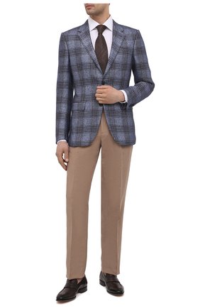 Мужские кожаные пенни-лоферы SANTONI темно-коричневого цвета по цене 54900 руб., арт. MCLE17515LA1ESLQT50 | Фото 2 Мужские кожаные пенни-лоферы SANTONI темно-коричневого цвета, арт. MCLE17515LA1ESLQT50 | Фото 2 (Материал внутренний: Натуральная кожа; Стили: Классический)