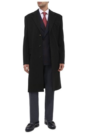 Мужские кожаные монки SANTONI темно-синего цвета по цене 82350 руб., арт. MCC016036MC3HNGWU60 | Фото 2 Мужские кожаные монки SANTONI темно-синего цвета, арт. MCC016036MC3HNGWU60 | Фото 2