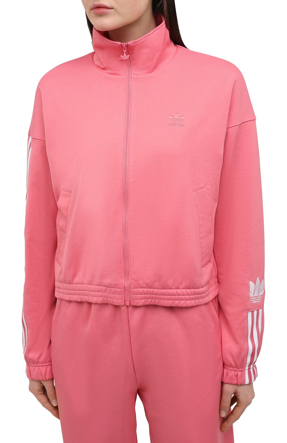 Женский розовый толстовка ADIDAS ORIGINALS — купить за 5810 руб. в  интернет-магазине ЦУМ, арт. GN6707