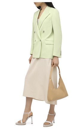 Женские кожаные босоножки novio JACQUEMUS белого цвета по цене 54700 руб., арт. 211F011/401100 | Фото 2 Женские кожаные босоножки novio JACQUEMUS белого цвета, арт. 211F011/401100 | Фото 2