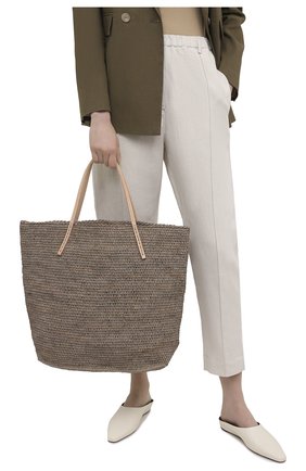 Женская сумка beby large SANS-ARCIDET темно-бежевого цвета по цене 18900 руб., арт. BEBY BAG MA-C S21/L | Фото 2 Женская сумка beby large SANS-ARCIDET темно-бежевого цвета, арт. BEBY BAG MA-C S21/L | Фото 2