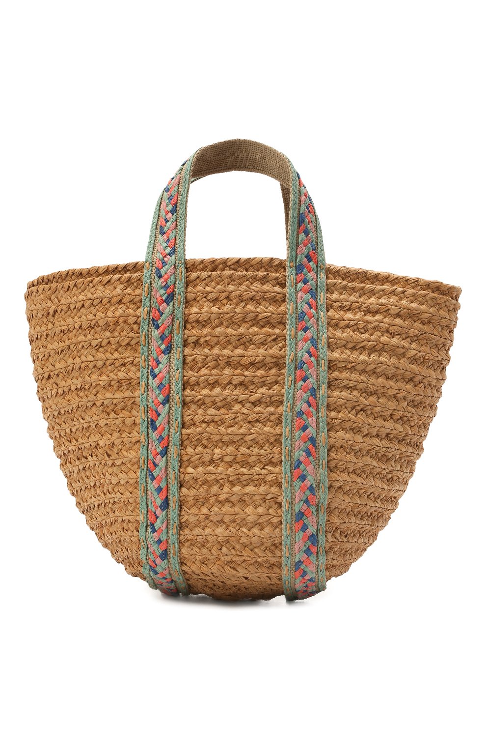Женская сумка bondi medium SANS-ARCIDET бежевого цвета, арт. B0NDI BAG S21/M | Фото 1 (Размер: medium; Материал: Растительное волокно)