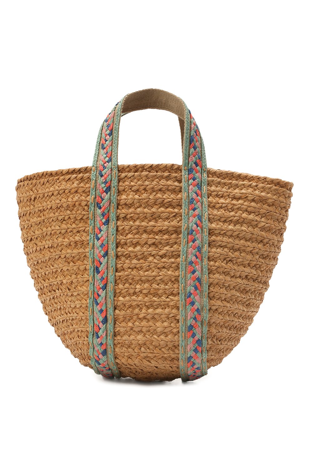 Женская сумка bondi medium SANS-ARCIDET бежевого цвета, арт. B0NDI BAG S21/M | Фото 1 (Размер: medium; Материал: Растительное волокно)
