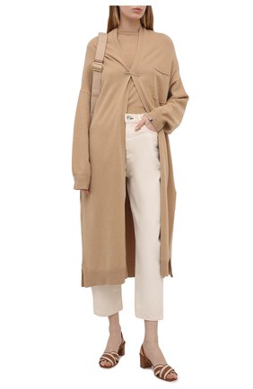 Женские кожаные босоножки SANTONI светло-коричневого цвета по цене 47000 руб., арт. WHIQ59346HA1T0I0C50 | Фото 2 Женские кожаные босоножки SANTONI светло-коричневого цвета, арт. WHIQ59346HA1T0I0C50 | Фото 2