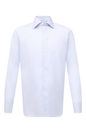 Мужская хлопковая сорочка CANALI голубого цвета по цене 22700 руб., арт. N705/GR01578 | Фото 1 Мужская хлопковая сорочка CANALI голубого цвета, арт. N705/GR01578 | Фото 1