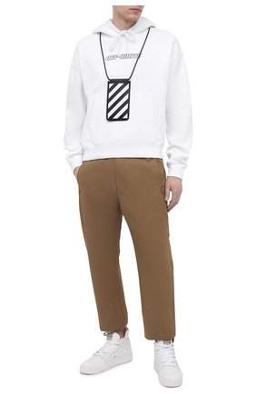 Мужские текстильные кеды off-court OFF-WHITE белого цвета по цене 29950 руб., арт. 0MIA065R21FAB0010101 | Фото 2 Мужские текстильные кеды off-court OFF-WHITE белого цвета, арт. 0MIA065R21FAB0010101 | Фото 2