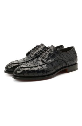 Мужские кожаные дерби SANTONI темно-синего цвета по цене 105500 руб., арт. MCC017553MC3HVVDU59 | Фото 1 Мужские кожаные дерби SANTONI темно-синего цвета, арт. MCC017553MC3HVVDU59 | Фото 1