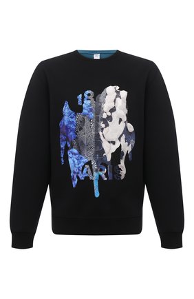 Мужской свитшот из вискозы BERLUTI черного цвета по цене 95650 руб., арт. R19JRL53-001 | Фото 1 Мужской свитшот из вискозы BERLUTI черного цвета, арт. R19JRL53-001 | Фото 1