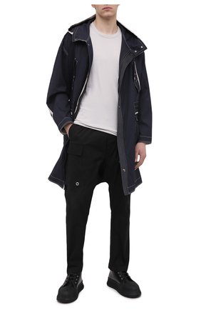Мужские хлопковые брюки-карго RICK OWENS черного цвета по цене 69950 руб., арт. RU21S6379/TE | Фото 2 Мужские хлопковые брюки-карго RICK OWENS черного цвета, арт. RU21S6379/TE | Фото 2