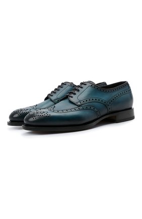 Мужские кожаные дерби SANTONI синего цвета по цене 72150 руб., арт. MCC015761PC4NFRKU48 | Фото 1 Мужские кожаные дерби SANTONI синего цвета, арт. MCC015761PC4NFRKU48 | Фото 1