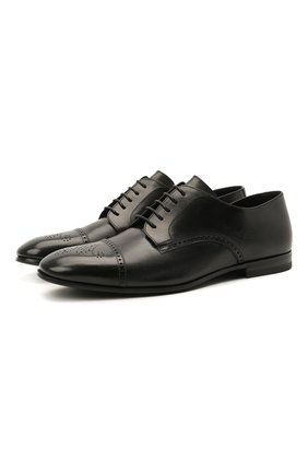 Мужские кожаные дерби H`D`S`N BARACCO черного цвета, арт. 71200.0* | Фото 1 (Материал внешний: Кожа; Длина стельки: 32, 30,2, 27,2, 30,5, 28, 28,7; Мужское Кросс-КТ: Броги-обувь; Материал внутренний: Натуральная кожа; Стили: Классический; ширина носка стельки: 9, 9,3, 9,5, 8,5, 9,4, 9,7; высота каблука: 2, 1,9; толщина подошвы: 0,5)