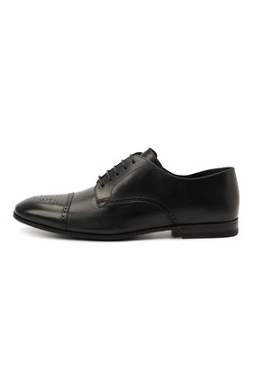 Мужские кожаные дерби H`D`S`N BARACCO черного цвета, арт. 71200.0* | Фото 3 (Материал внешний: Кожа; Длина стельки: 32, 30,2, 27,2, 30,5, 28, 28,7; Мужское Кросс-КТ: Броги-обувь; Материал внутренний: Натуральная кожа; Стили: Классический; ширина носка стельки: 9, 9,3, 9,5, 8,5, 9,4, 9,7; высота каблука: 2, 1,9; толщина подошвы: 0,5)