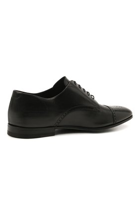 Мужские кожаные дерби H`D`S`N BARACCO черного цвета, арт. 71200.0* | Фото 4 (Материал внешний: Кожа; Длина стельки: 32, 30,2, 27,2, 30,5, 28, 28,7; Мужское Кросс-КТ: Броги-обувь; Материал внутренний: Натуральная кожа; Стили: Классический; ширина носка стельки: 9, 9,3, 9,5, 8,5, 9,4, 9,7; высота каблука: 2, 1,9; толщина подошвы: 0,5)