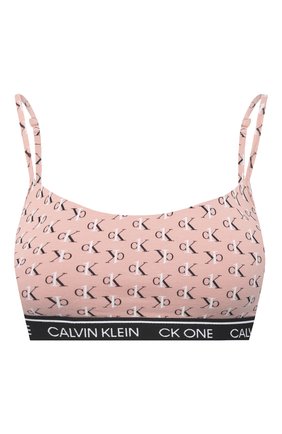 Женский бра-топ CALVIN KLEIN светло-розового цвета по цене 3825 руб., арт. QF5727E | Фото 1 Женский бра-топ CALVIN KLEIN светло-розового цвета, арт. QF5727E | Фото 1
