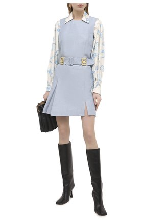 Женская шелковая блузка LANVIN бежевого цвета по цене 126500 руб., арт. RW-T0601I-4832-P21 | Фото 2 Женская шелковая блузка LANVIN бежевого цвета, арт. RW-T0601I-4832-P21 | Фото 2