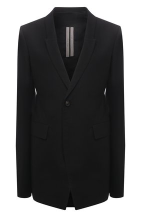 Женский хлопковый жакет RICK OWENS черного цвета по цене 210000 руб., арт. RP21S3751/P | Фото 1 Женский хлопковый жакет RICK OWENS черного цвета, арт. RP21S3751/P | Фото 1