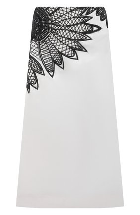 Женская хлопковая юбка DRIES VAN NOTEN белого цвета по цене 85800 руб., арт. 211-10809-2292 | Фото 1 Женская хлопковая юбка DRIES VAN NOTEN белого цвета, арт. 211-10809-2292 | Фото 1