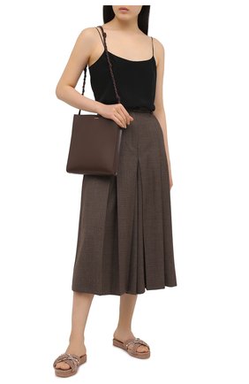Женские кожаные шлепанцы rockstud torchon VALENTINO бежевого цвета по цене 47050 руб., арт. VW2S0BL6/BAE | Фото 2 Женские кожаные шлепанцы rockstud torchon VALENTINO бежевого цвета, арт. VW2S0BL6/BAE | Фото 2