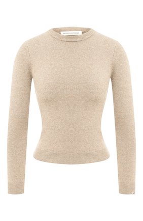 Женский кашемировый пуловер EXTREME CASHMERE бежевого цвета по цене 23850 руб., арт. 098/KID | Фото 1 Женский кашемировый пуловер EXTREME CASHMERE бежевого цвета, арт. 098/KID | Фото 1