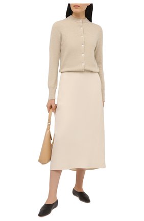 Женский кашемировый кардиган EXTREME CASHMERE бежевого цвета по цене 33700 руб., арт. 099/LITTLE | Фото 2 Женский кашемировый кардиган EXTREME CASHMERE бежевого цвета, арт. 099/LITTLE | Фото 2