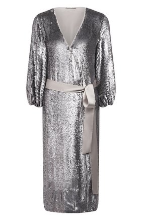 Женское платье с пайетками ALICE + OLIVIA серебряного цвета по цене 79950 руб., арт. CC011E55523 | Фото 1 Женское платье с пайетками ALICE + OLIVIA серебряного цвета, арт. CC011E55523 | Фото 1