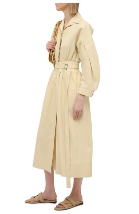 Женские кожаные шлепанцы the band BOTTEGA VENETA бежевого цвета по цене 56650 руб., арт. 651374/VBSL0 | Фото 2 Женские кожаные шлепанцы the band BOTTEGA VENETA бежевого цвета, арт. 651374/VBSL0 | Фото 2