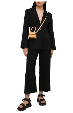 Женский жакет JACQUEMUS черного цвета по цене 66800 руб., арт. 211JA02/103990 | Фото 2 Женский жакет JACQUEMUS черного цвета, арт. 211JA02/103990 | Фото 2