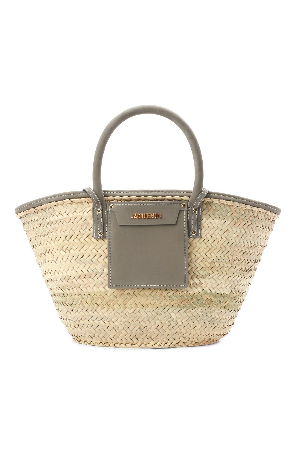 jacquemus le panier soleil straw tote