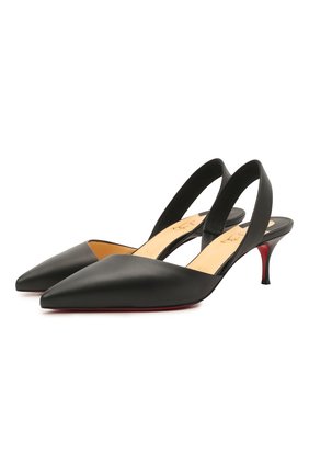 Женские кожаные туфли viola sling 55 CHRISTIAN LOUBOUTIN черного цвета по цене 55150 руб., арт. 1210615/VI0LA SLING 55 | Фото 1 Женские кожаные туфли viola sling 55 CHRISTIAN LOUBOUTIN черного цвета, арт. 1210615/VI0LA SLING 55 | Фото 1